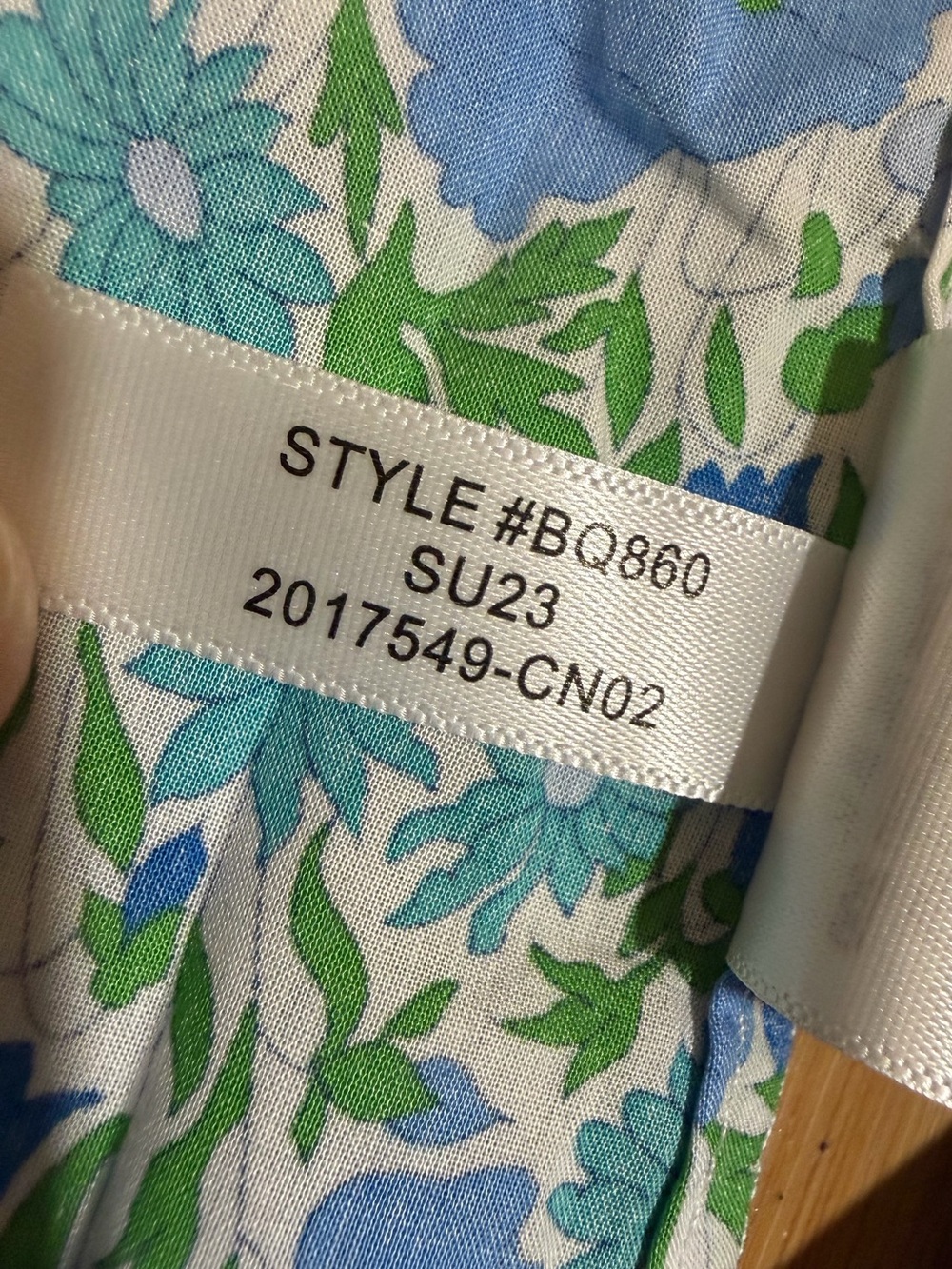 NWOT J. Crew Liberty Long Sleeve Floral Button Down Top Size 8 - Picture 10 of 16